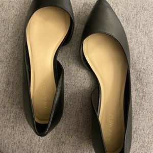 Nine West black flats
